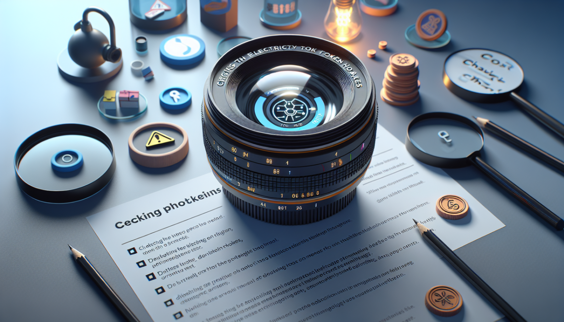 alt_text: Poster edukasi tentang memeriksa kebenaran hoaks token listrik di media sosial.