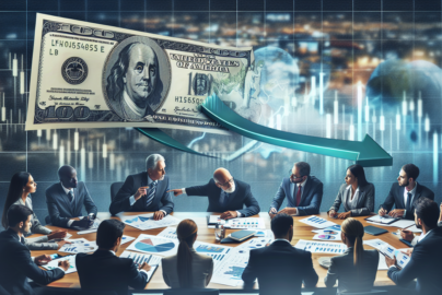 "alt_text": Dolar melemah, bisnis menata ulang strategi untuk menghadapi perubahan pasar.