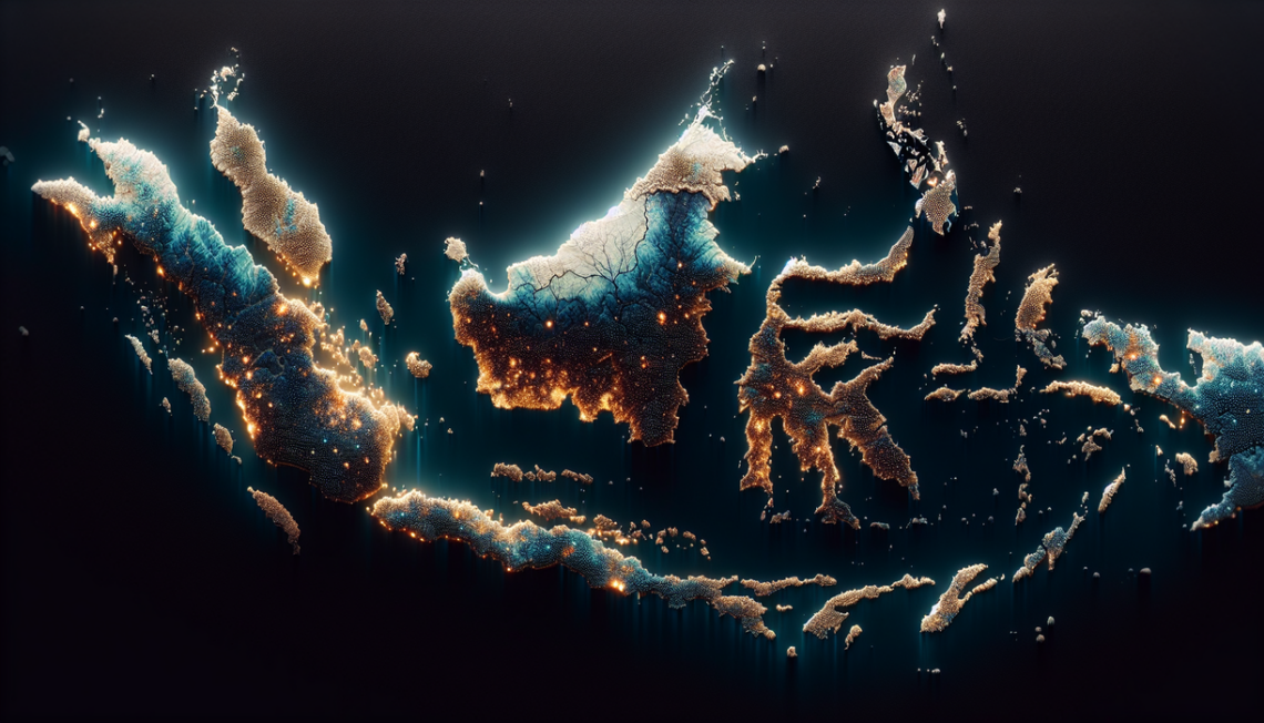 "alt_text": "Peta distribusi tenaga kerja Indonesia di era kebijakan ekonomi baru."