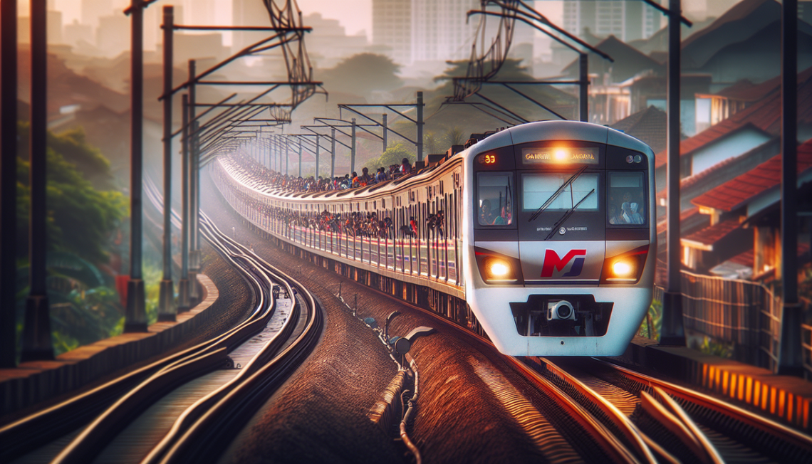 alt_text: Kereta rute Gambir-Jatinegara, solusi transportasi cepat dengan manfaat besar bagi penumpang.