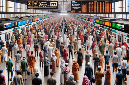 "alt_text": "Mudik Lebaran 2024, stasiun ramai, data penumpang berubah."