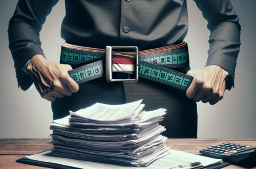 "alt_text": "Ekonomi Indonesia mengetatkan anggaran untuk menghadapi tantangan fiskal."