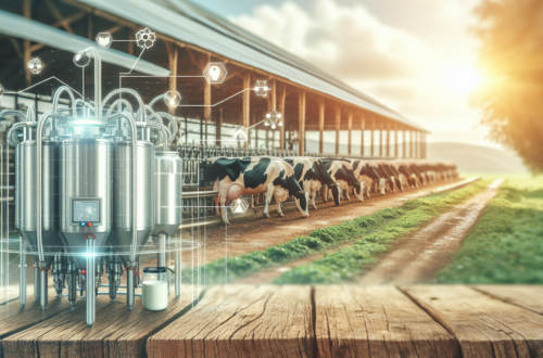 "alt_text": "Inovasi terbaru dalam produksi susu melalui penelitian peternakan modern."