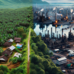 alt_text: Sumber daya melimpah Indonesia versus tantangan teknologi industri maju.