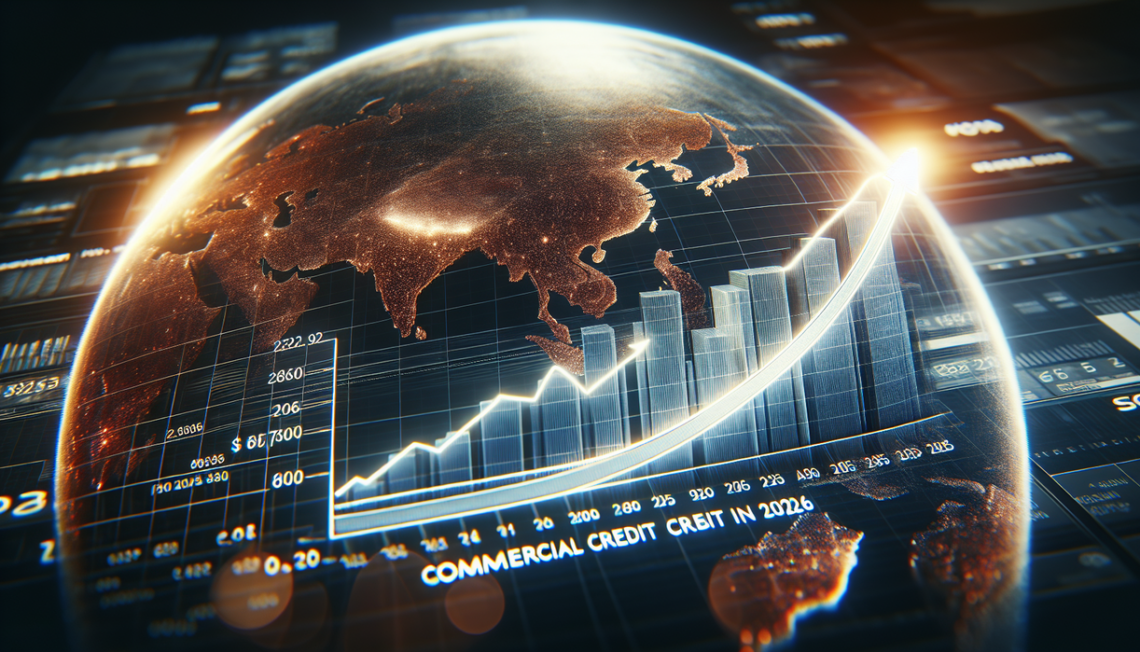 alt_text: Grafik menunjukkan tren peningkatan kredit komersial pada tahun 2026.