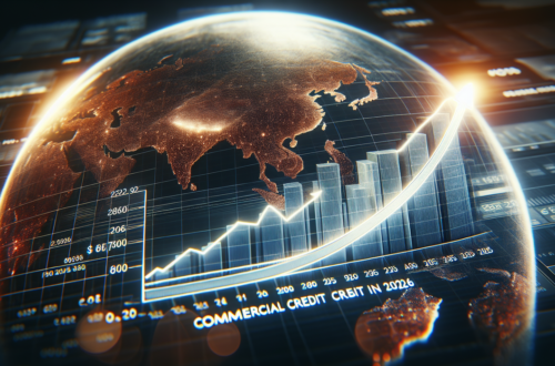 alt_text: Grafik menunjukkan tren peningkatan kredit komersial pada tahun 2026.