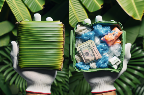 alt_text: Plastik mahal, daun pisang jadi solusi ramah lingkungan dan alternatif kemasan.