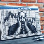 alt_text: Grafik saham MDIA turun, mendapat peringatan bursa; potensi dampak investor.