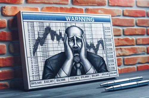 alt_text: Grafik saham MDIA turun, mendapat peringatan bursa; potensi dampak investor.