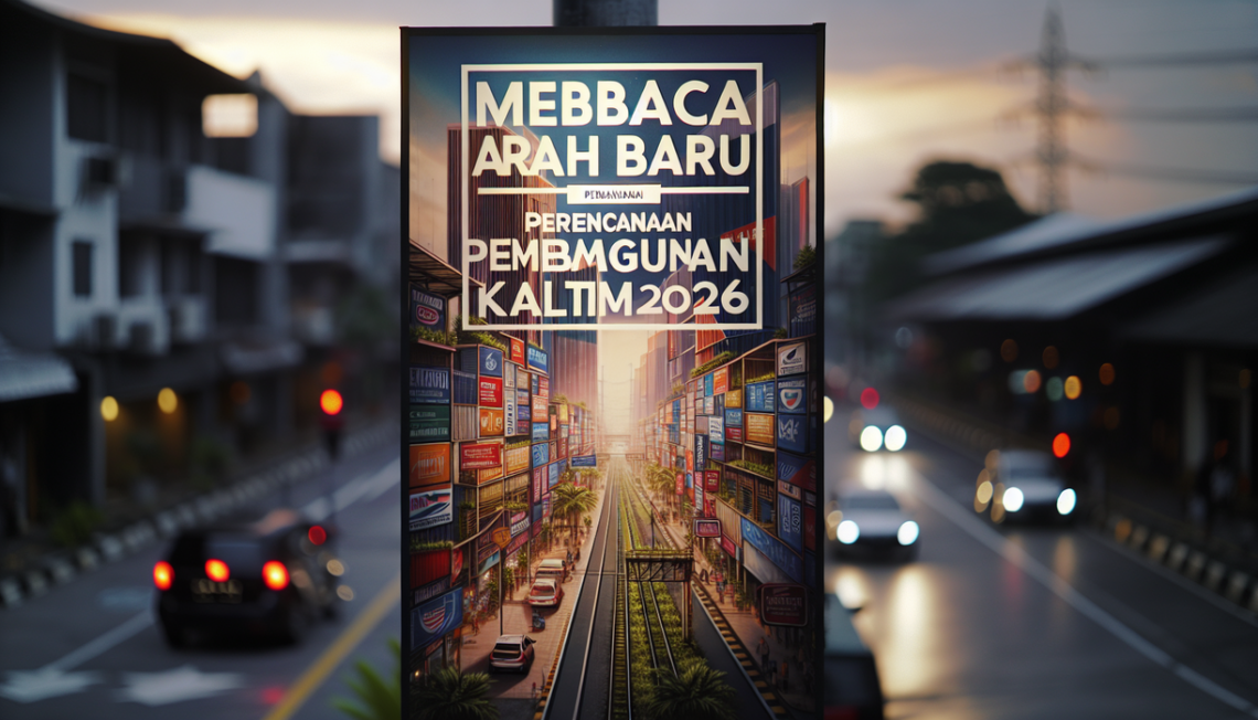 alt_text: Spanduk "Membaca Arah Baru Perencanaan Pembangunan Kaltim 2026".